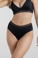 Comfort Seamless Legs Bottom Recycled Aura in Black
