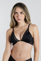 Wire-free Perfect Fit Bra Recycled Stella in Black