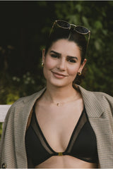 Wire-free Perfect Fit Bra Recycled Stella in Black