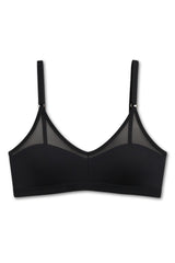 Scoop Bralette Bra Recycled Stella in Black