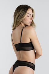 Wire-free Perfect Fit Bra Recycled Stella in Black