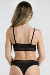 Wire-free Perfect Fit Bra Recycled Stella in Black