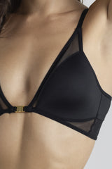 Wire-free Perfect Fit Bra Recycled Stella in Black