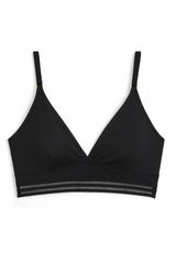 Comfort Non-wire Bralette Bra Recycled Aura in Black