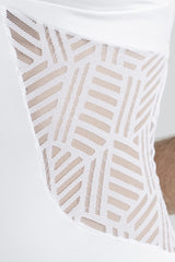 Day to Night Bodysuit Recycled Moonlight in White